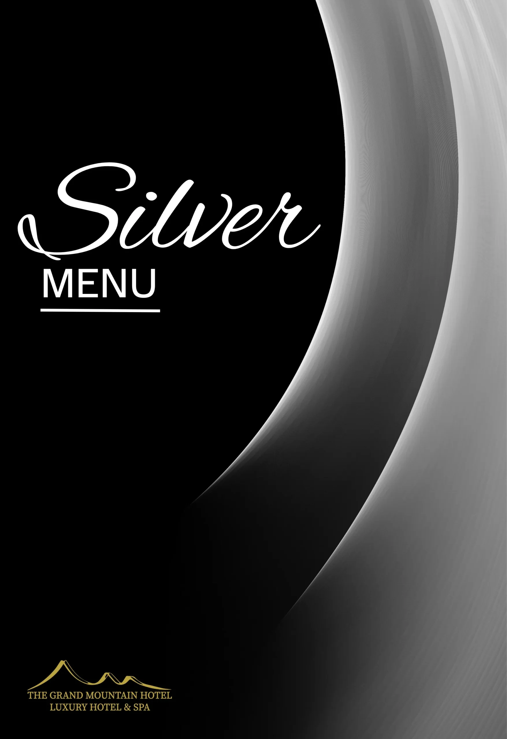 Silver banquet Menu at The Grand Mountain Hotel